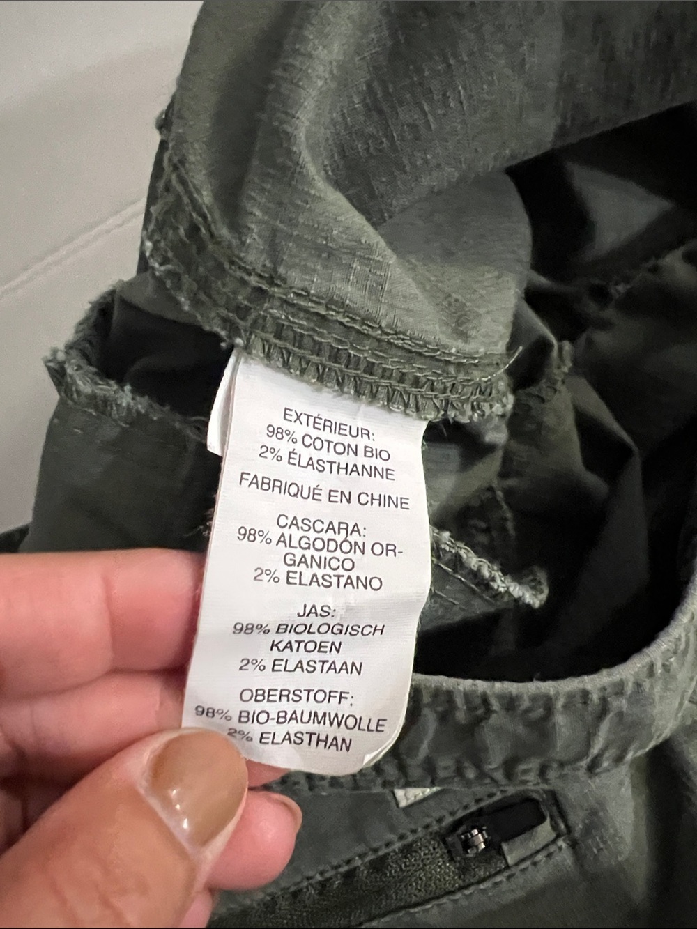 VUORI RIPSTOP WOMEN’S COTTON PANTS GREEN SIZE MEDIUM - Picture 10 of 12